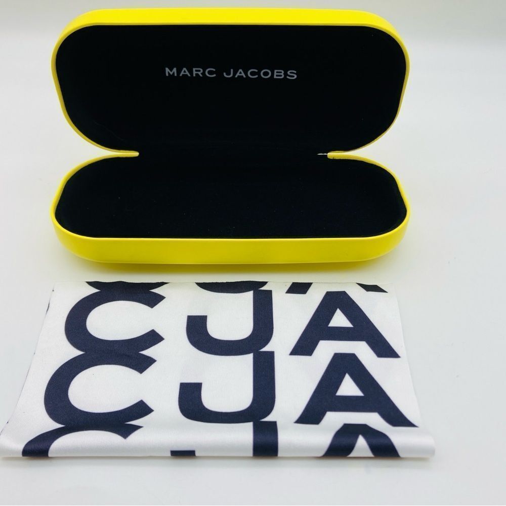 Marc Jacobs Bright Yellow Hardshell Sunglasses Case